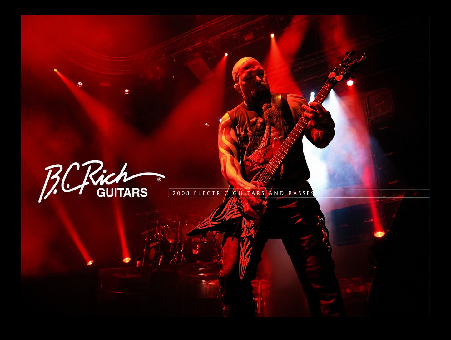 BC Rich 2008 catalogue guitar catalogue cover