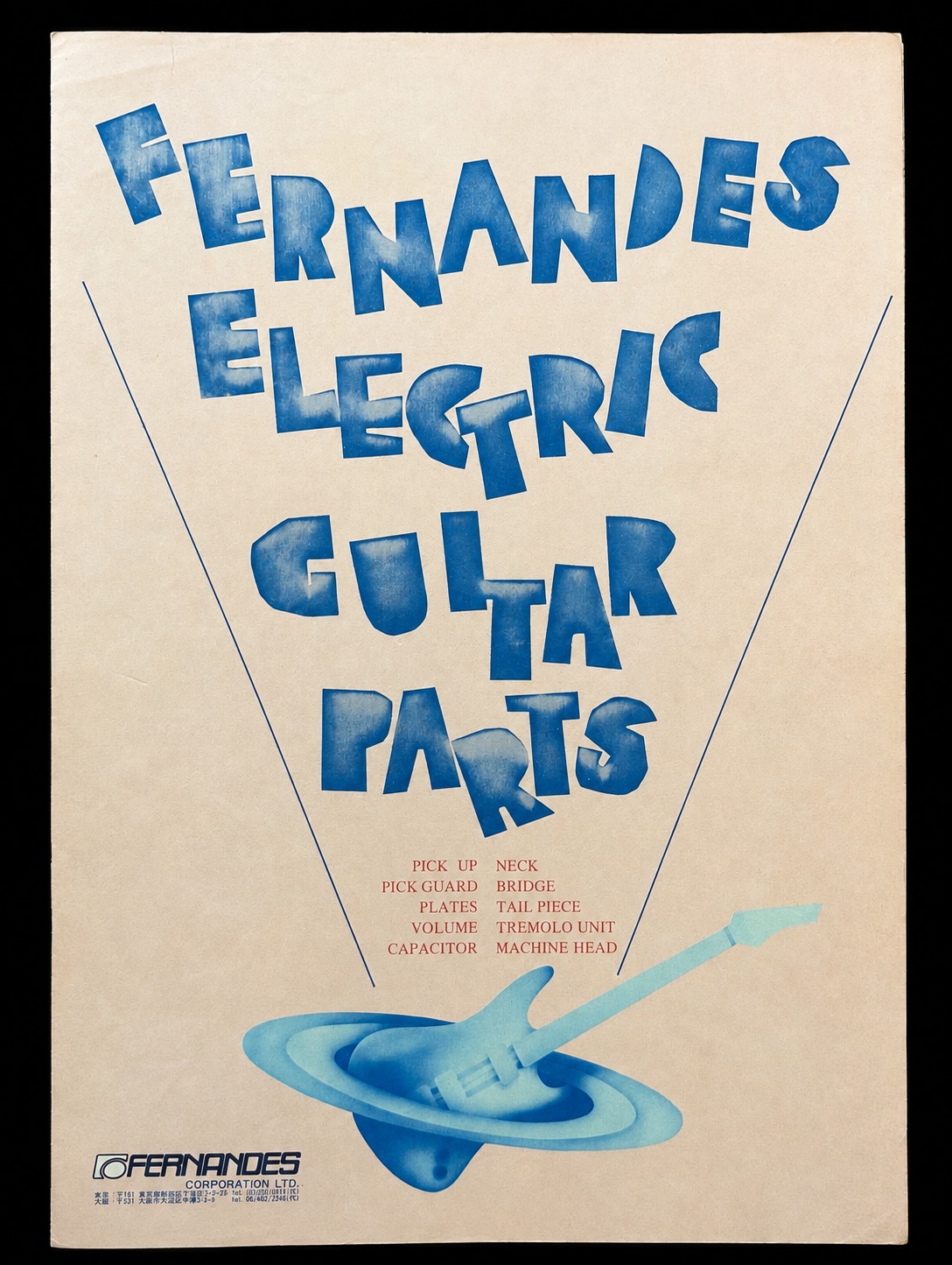 Fernandes 1978 Guitar Parts cover