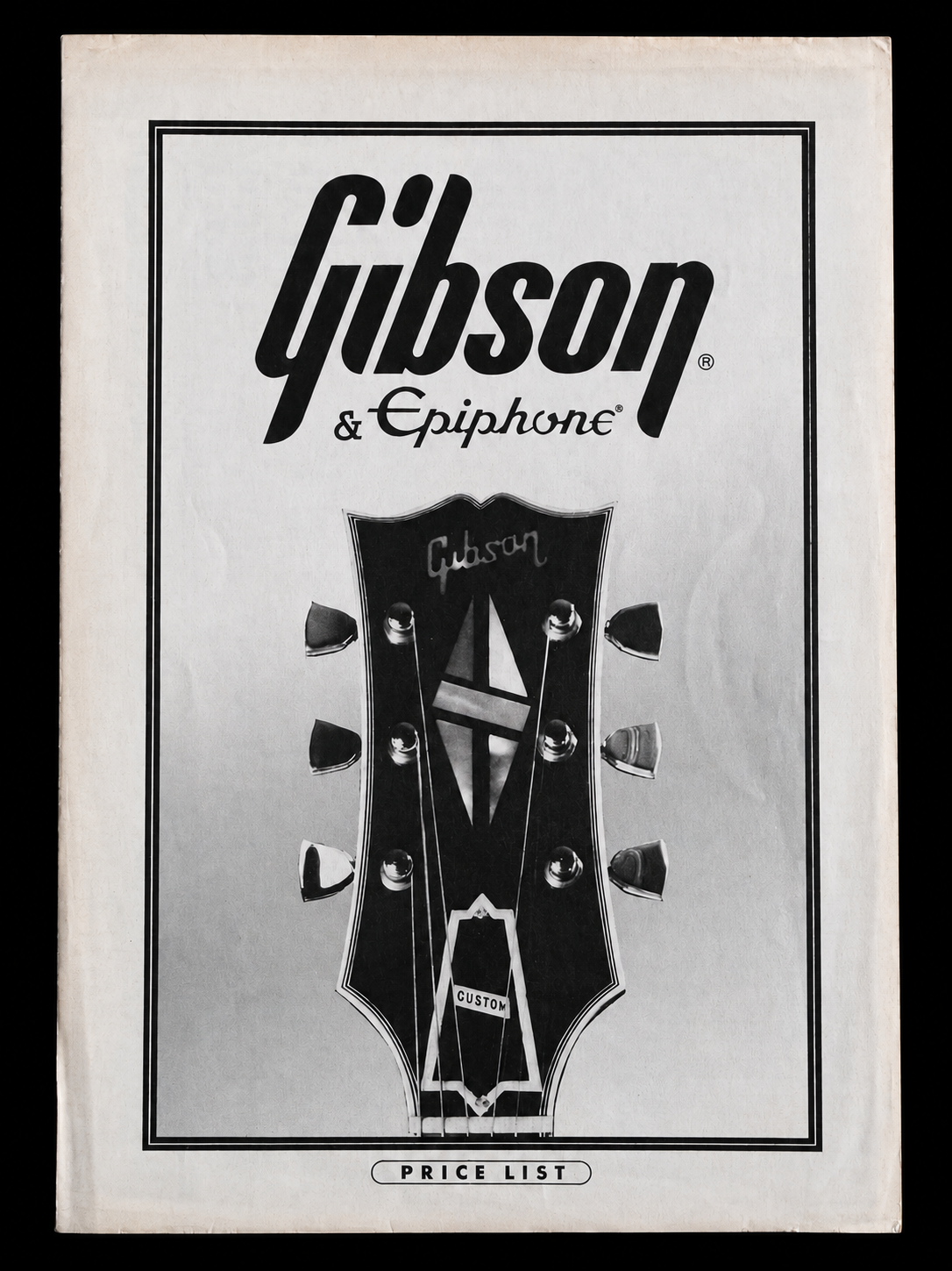 1981 Gibson Price List Japan cover