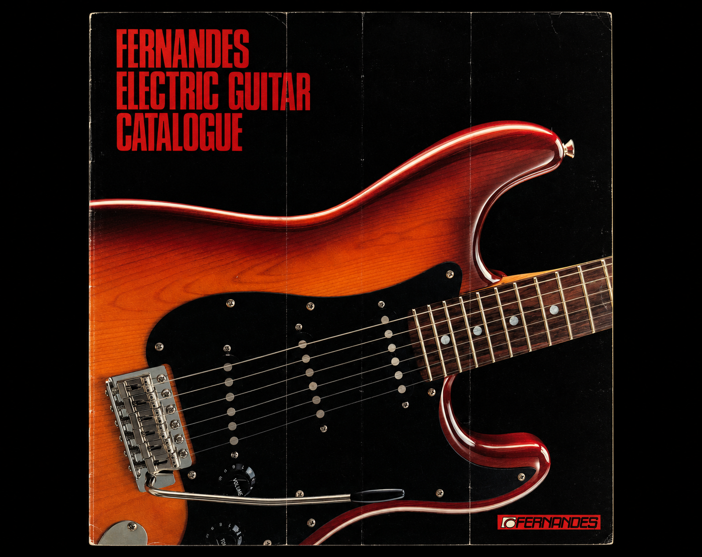 Fernandes 1980 Catalogue guitar catalogue cover