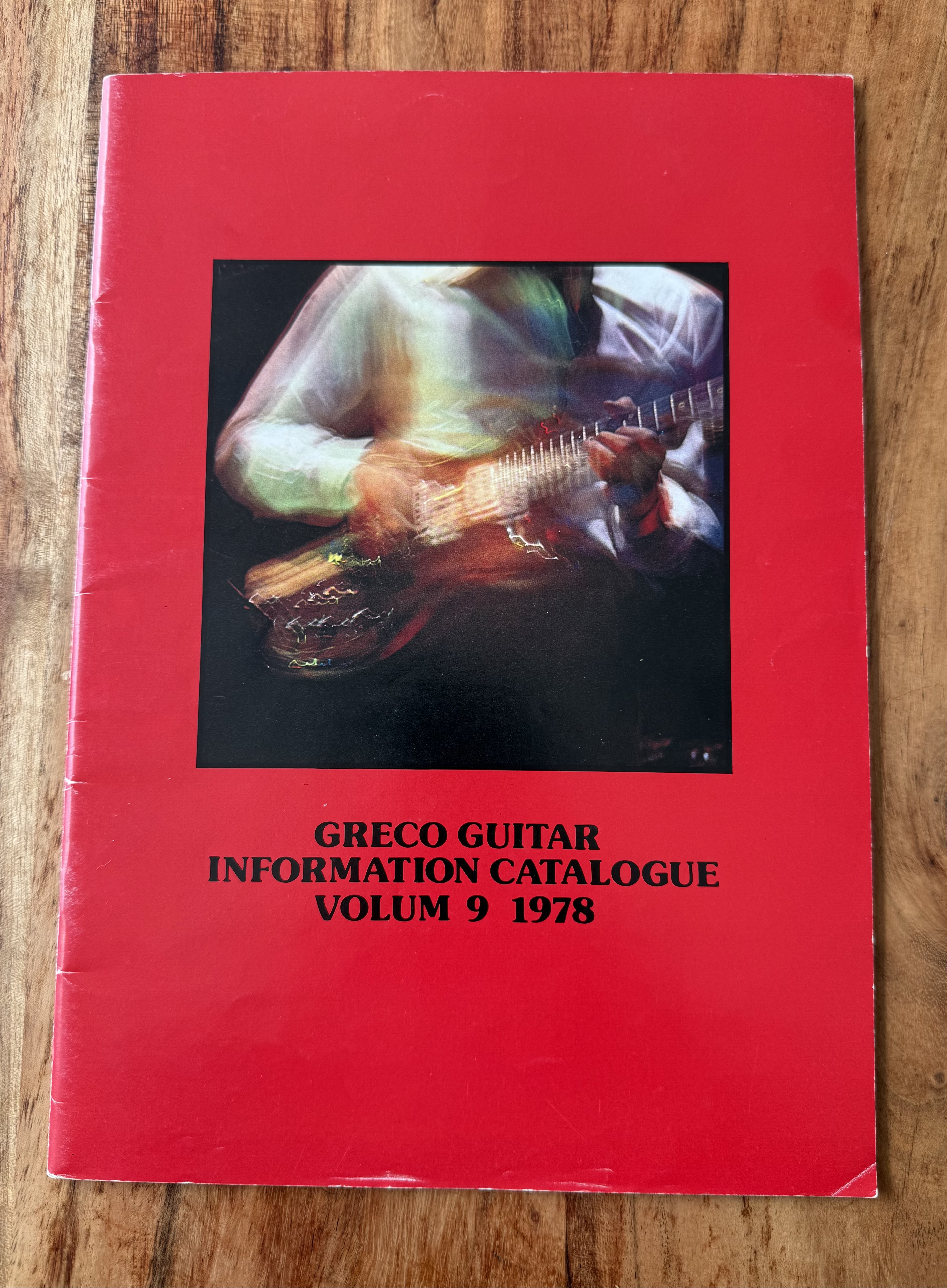 Greco 1978 catalogue guitar catalogue cover