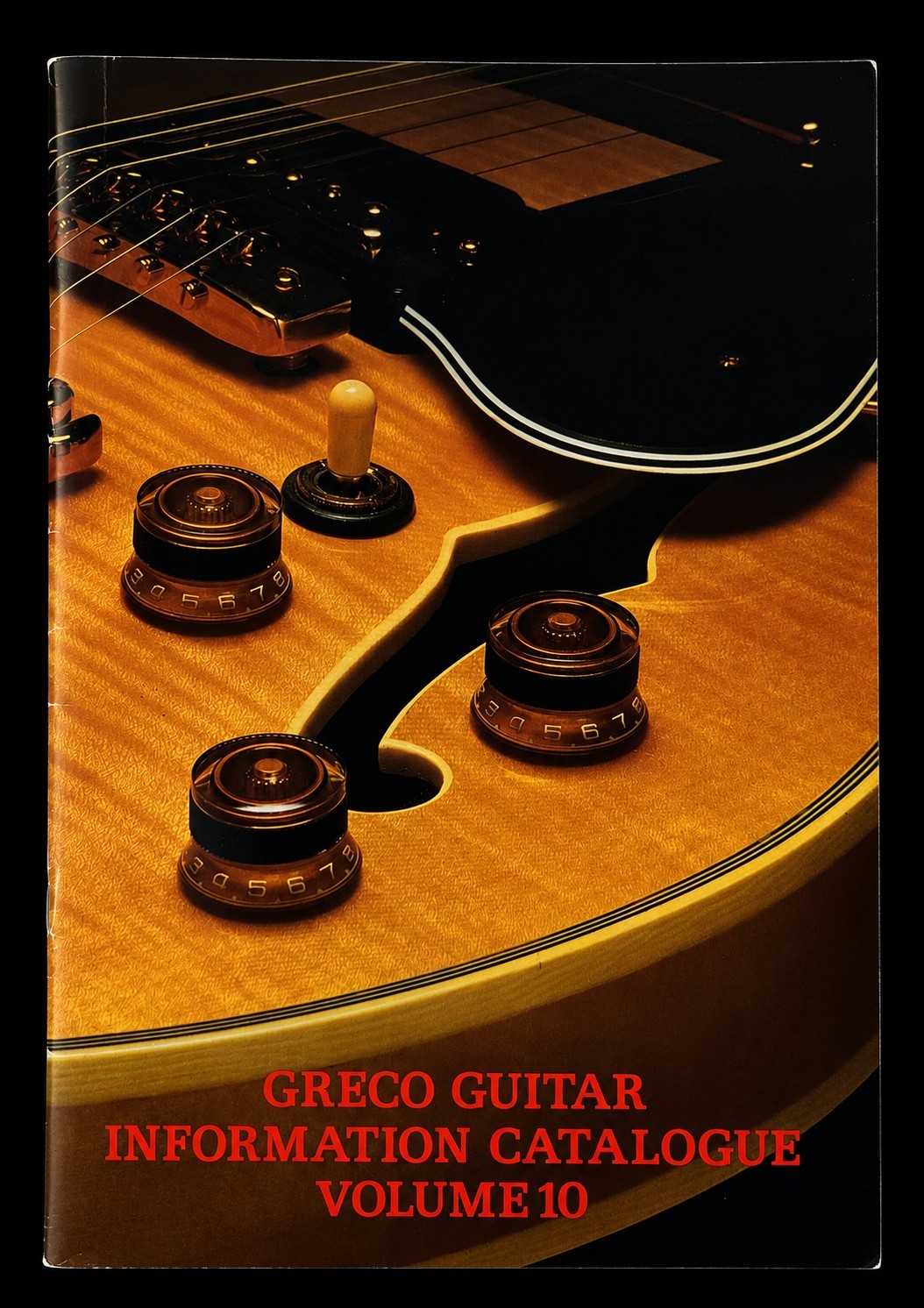 Greco Electric Guitar Catalogue — 1979, Volume 10 guitar catalogue cover