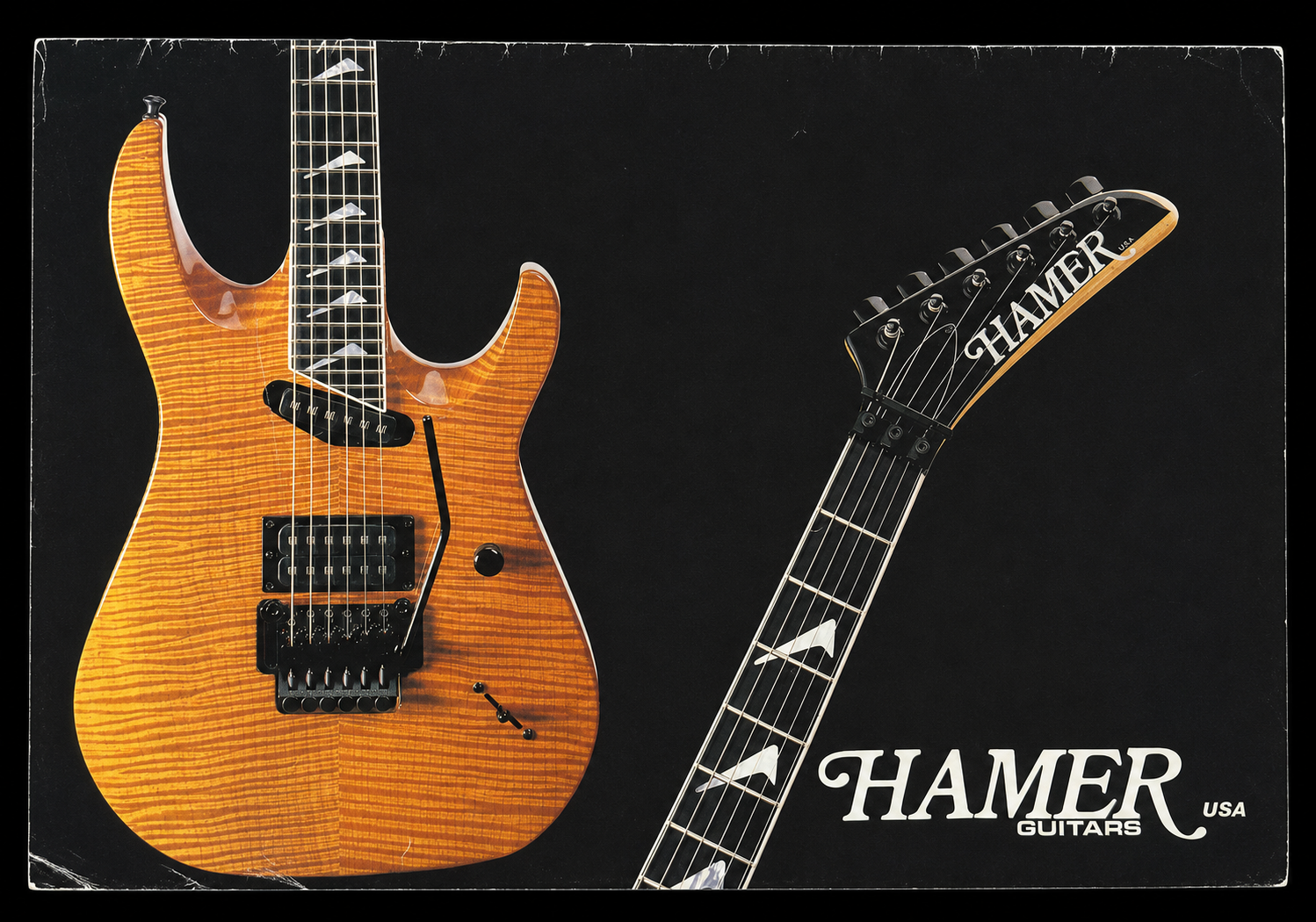 1989 Hamer USA Catalogue guitar catalogue cover