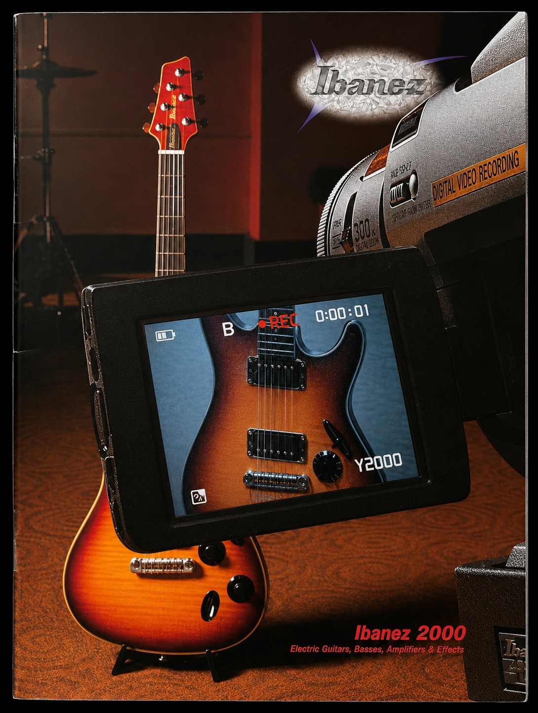 Ibanez 2000 Catalogue guitar catalogue cover