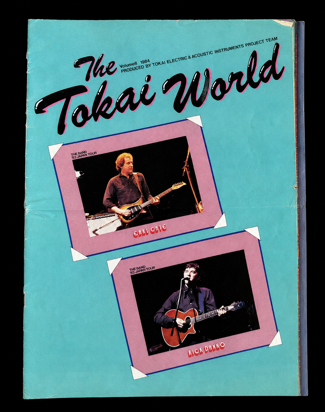 1984 Tokai Catalogue Vol. 8 The Tokai World guitar catalogue cover